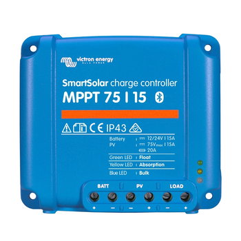 Victron SmartSolar MPPT 75/15 Bluetooth integrated