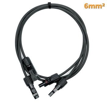 WATTSTUNDE 6mm² extension cable solar panel to solar panel 1m